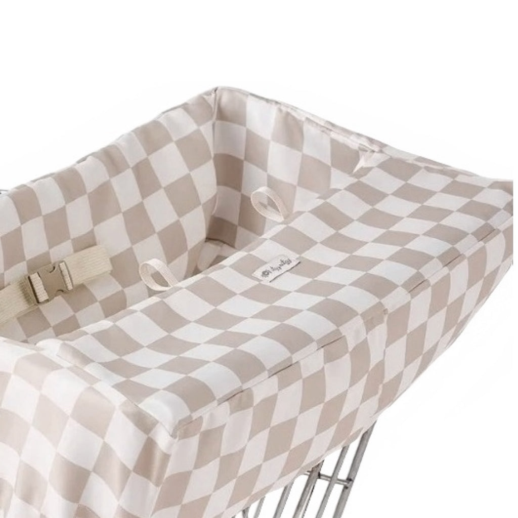 Itzy Ritzy Checkerboard Itzy Shopping Cart Cover