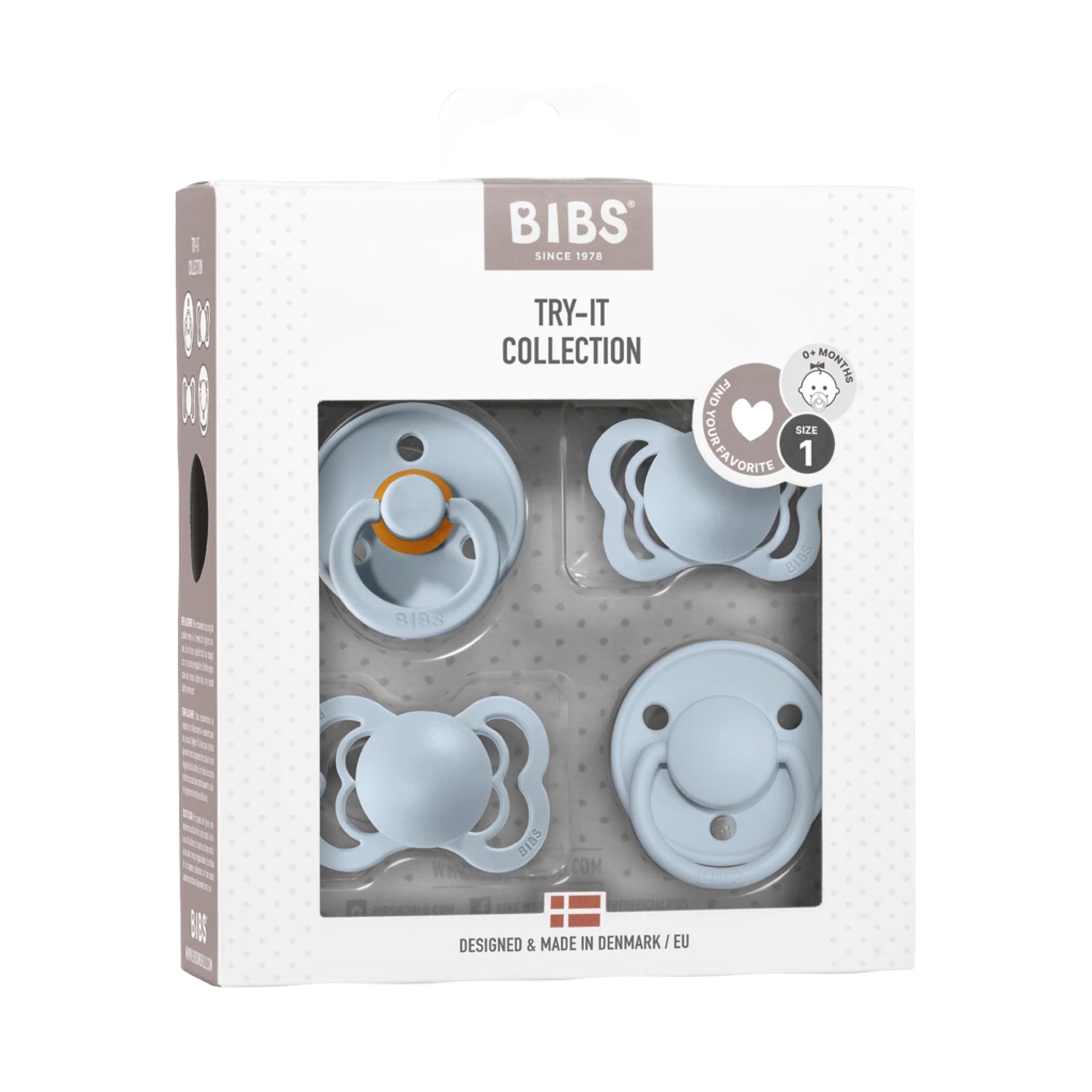 BIBS Baby Blue Try It Collection