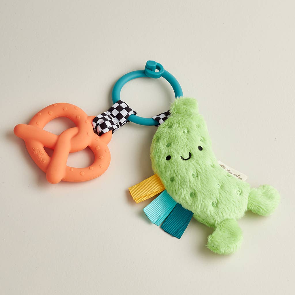 Itzy Ritzy Itzy Pal Cow Plush + Teether