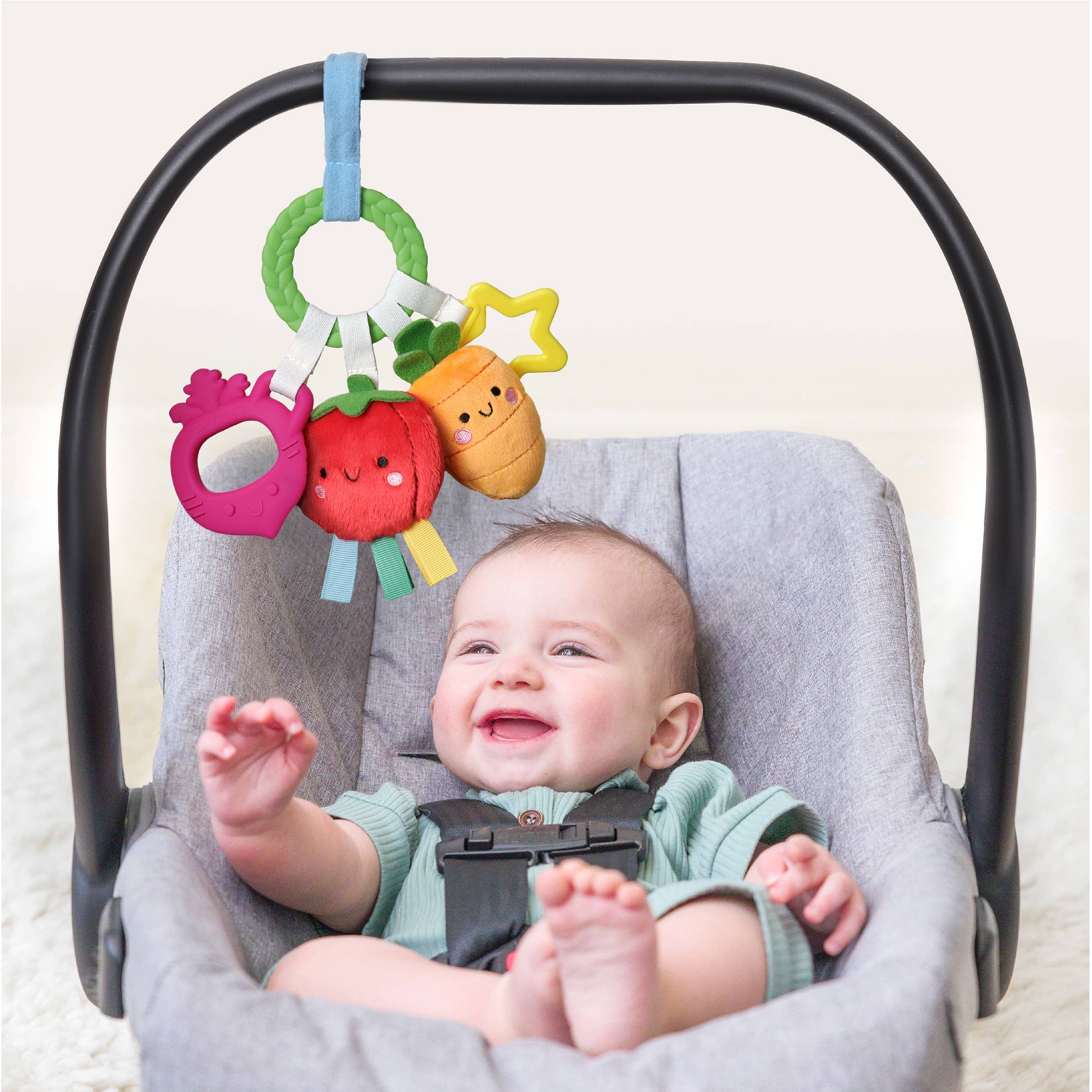 Itzy Ritzy Bitzy Busy Ring Bunny Teething Activity Toy