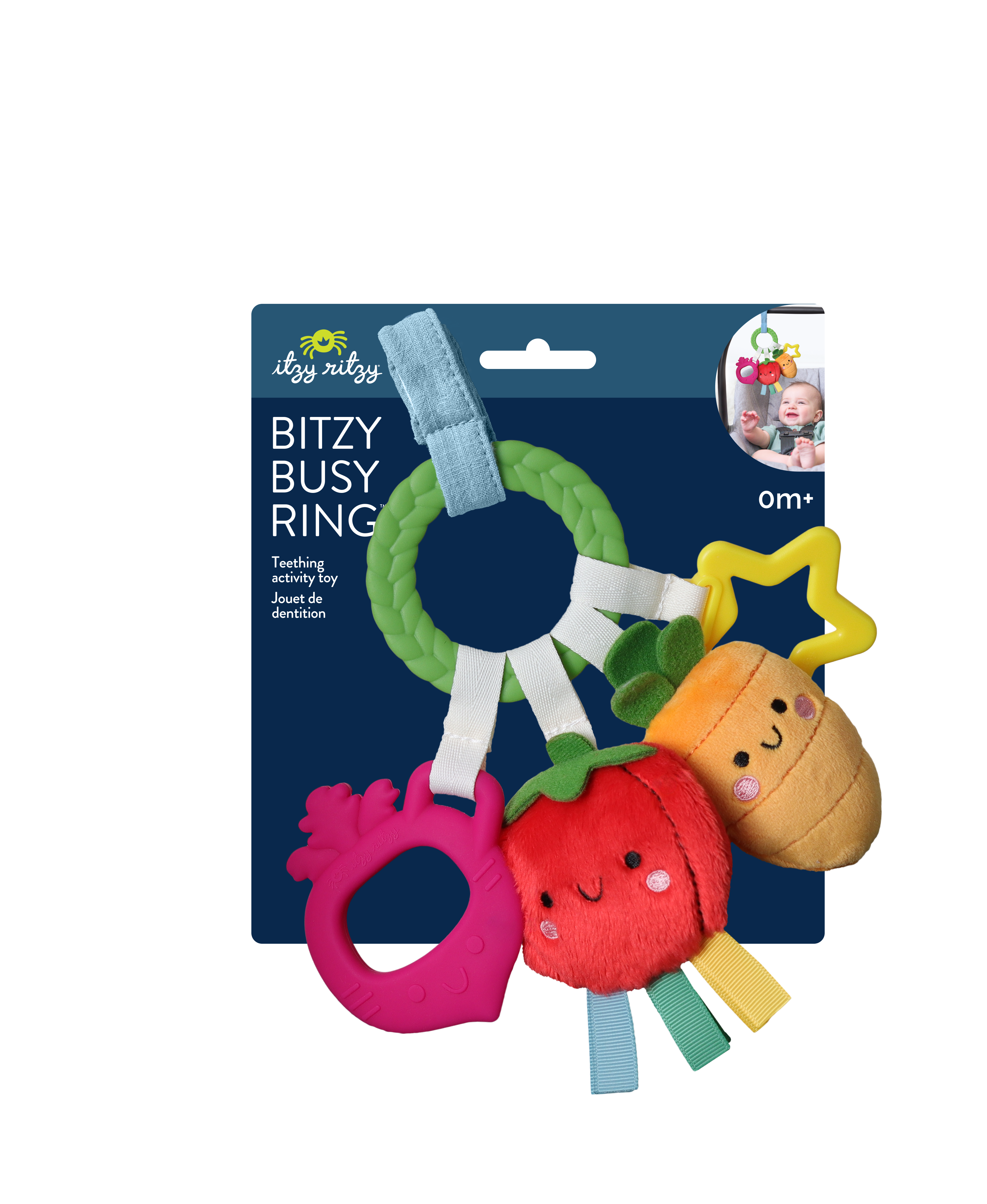 Itzy Ritzy Bitzy Busy Ring Bunny Teething Activity Toy