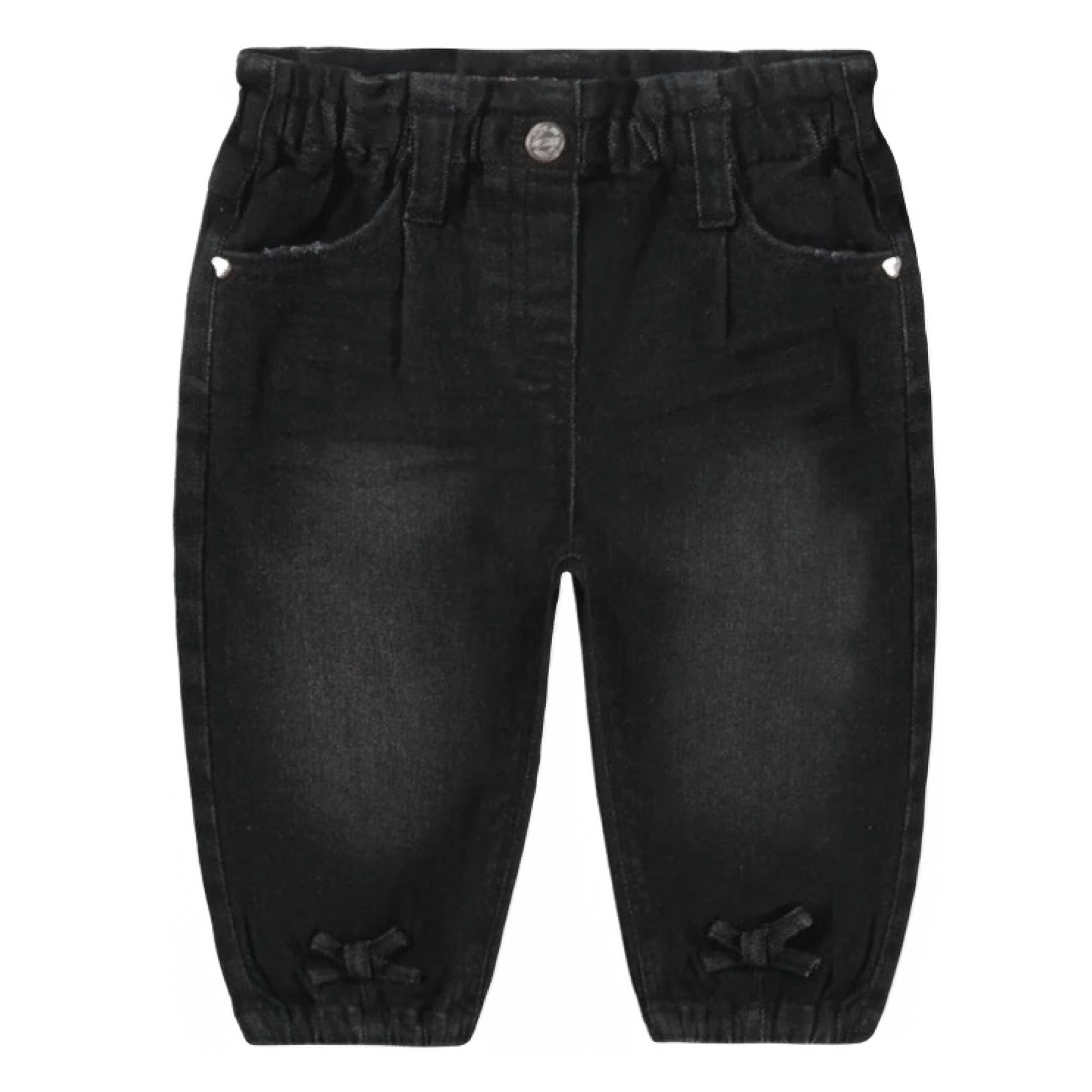 Souris Mini Black Paper-bag Waist Jeans