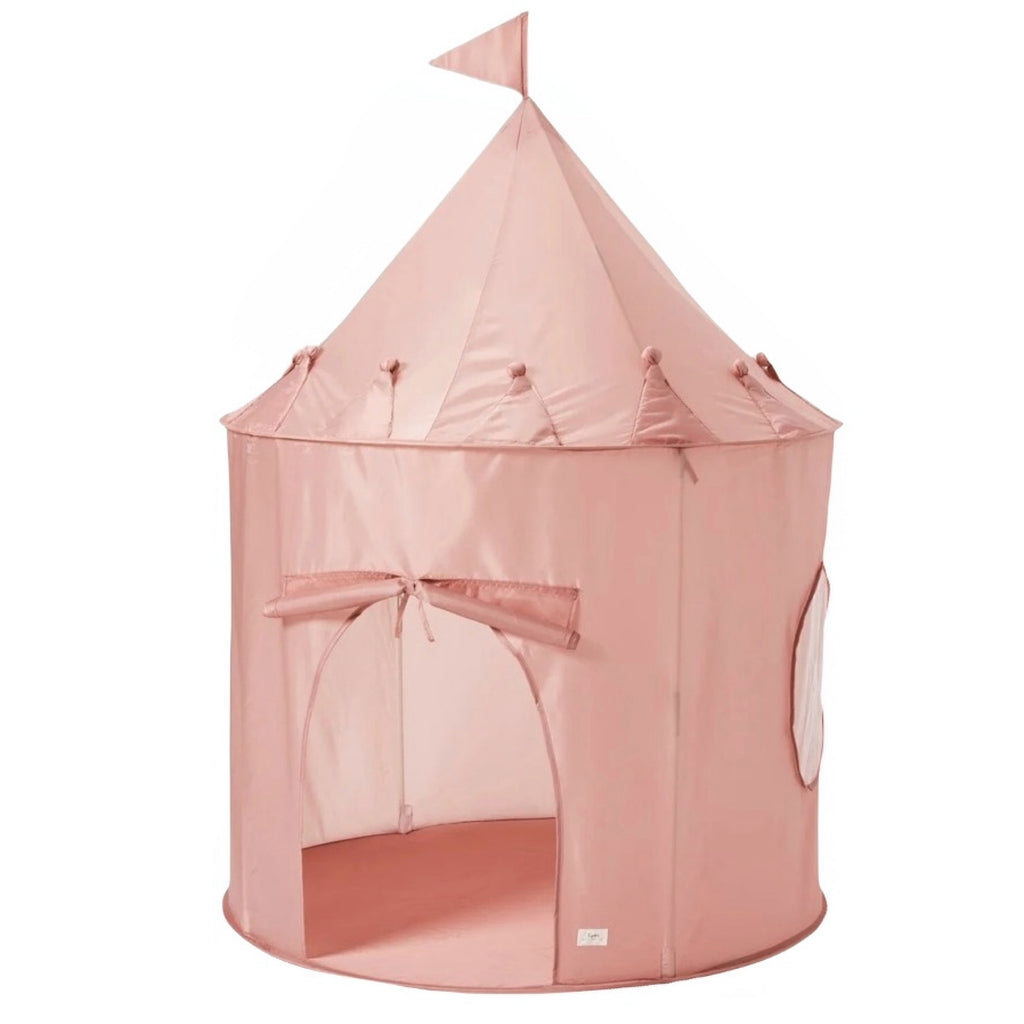 3 Sprouts Kids Play Tent Castle with Recycled Fabric - Misty Pink