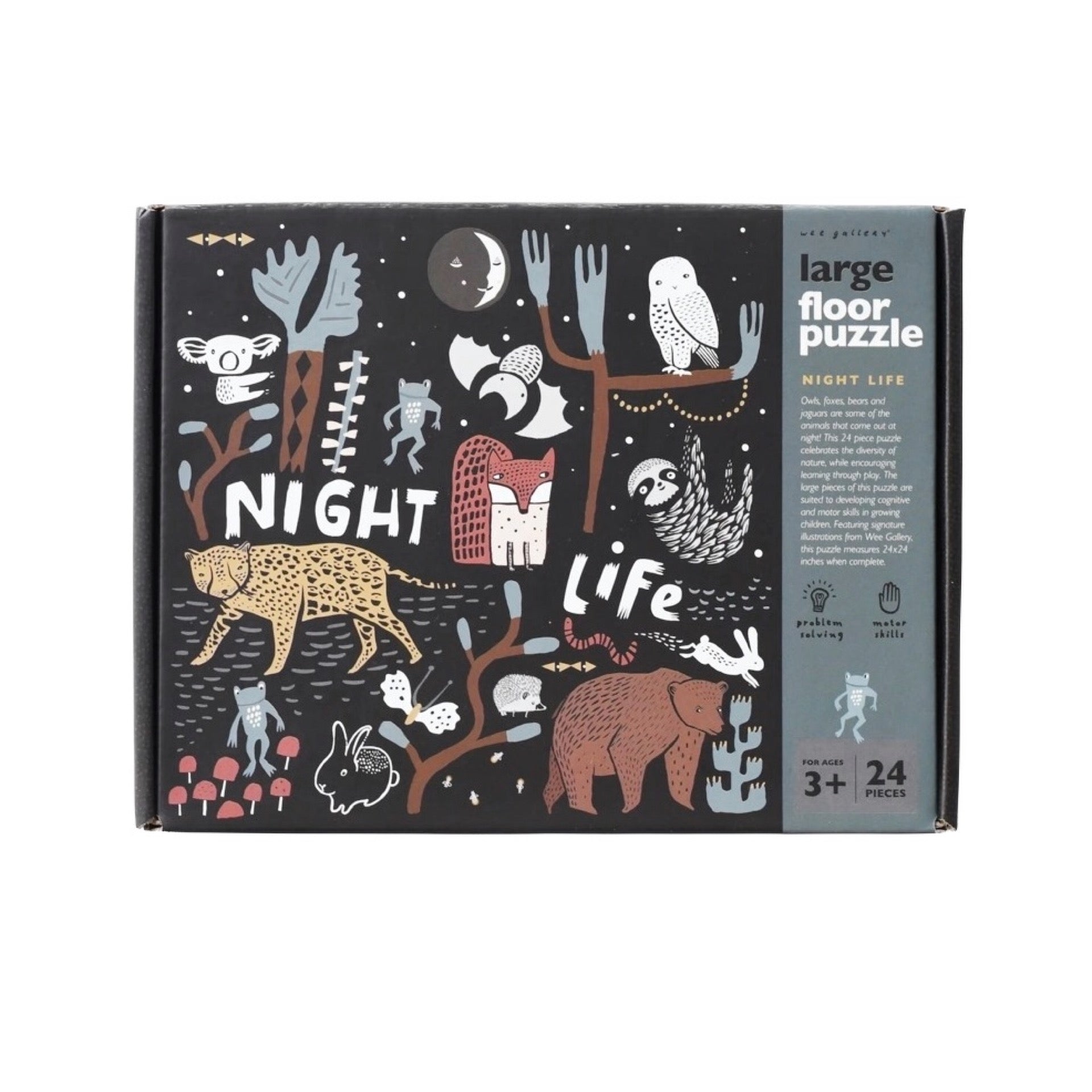 Wee Gallery Night Life Floor Puzzle