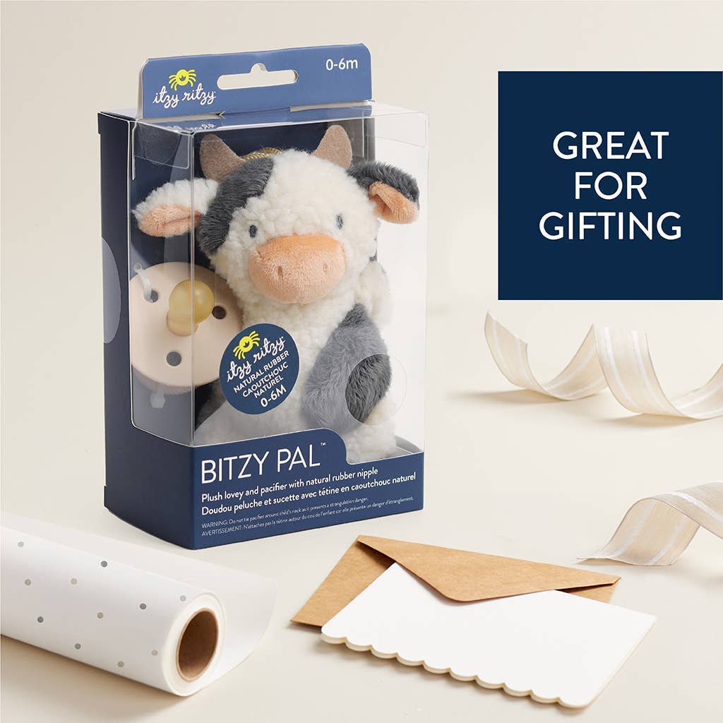 Itzy Ritzy Bitzy Pal Bunny Natural Rubber Pacifier & Plush