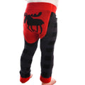 Lazy One Grey/Black Plaid Moose Infant Leggings