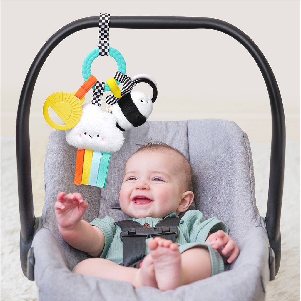 Itzy Ritzy Bitzy Busy Ring Bunny Teething Activity Toy