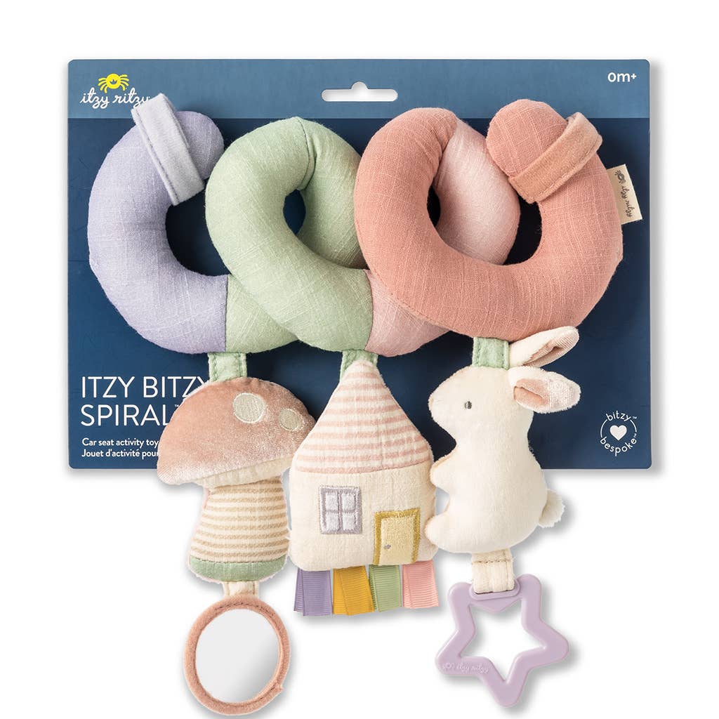 Itzy Ritzy Itzy Bitzy Farm Spiral Car Seat Activity Toy
