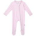 Kyte Baby Gingham Thistle Zippered Footie