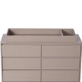 Little Seeds Pala KD Collection Double Dresser Topper Change Table Top Taupe - Online Exclusive