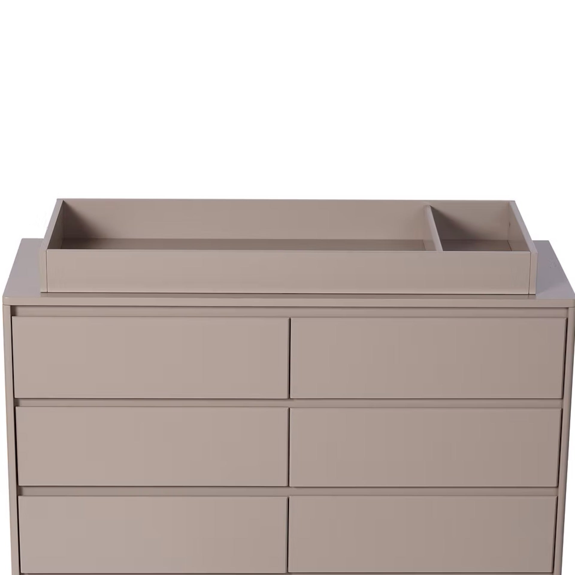 Little Seeds Pala KD Collection Double Dresser Topper Change Table Top Taupe - Online Exclusive