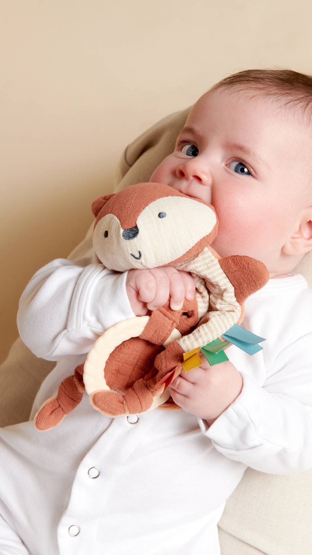 Itzy Ritzy Bitzy Crinkle Bunny Sensory Toy With Teether