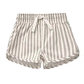 Quincy Mae Ash Stripe Boys Swim Shorts