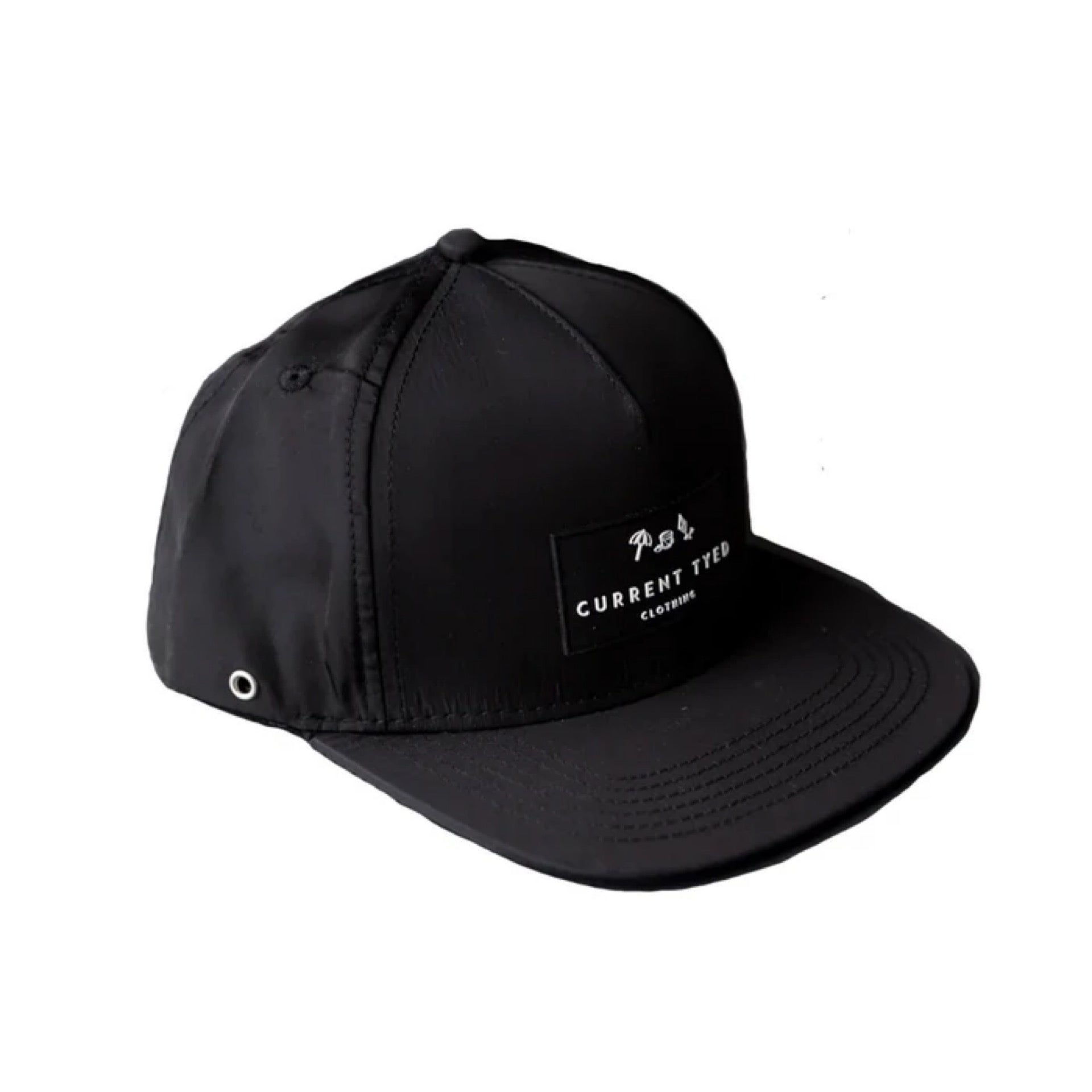 Current Tyed Clothing - Made in the "Shae'd" Waterproof Snapback - Black