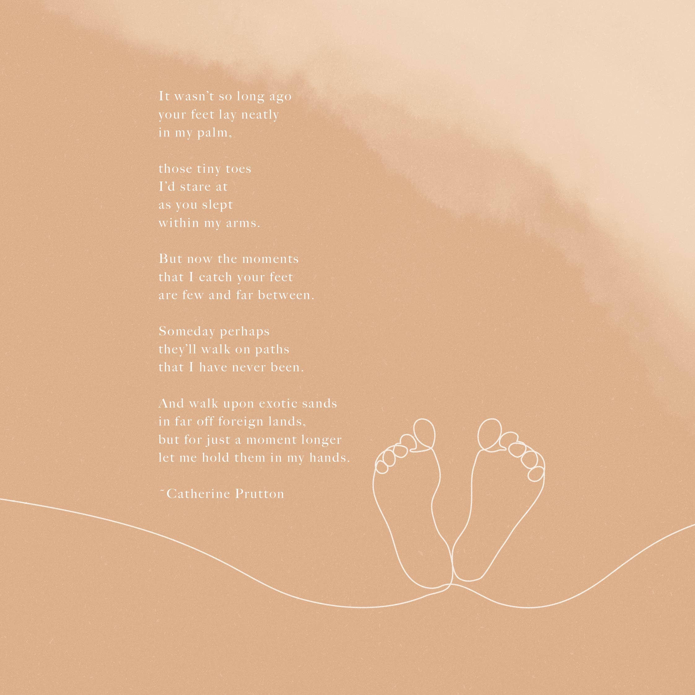 Lucy Darling My Foot Book Footprints through the first year