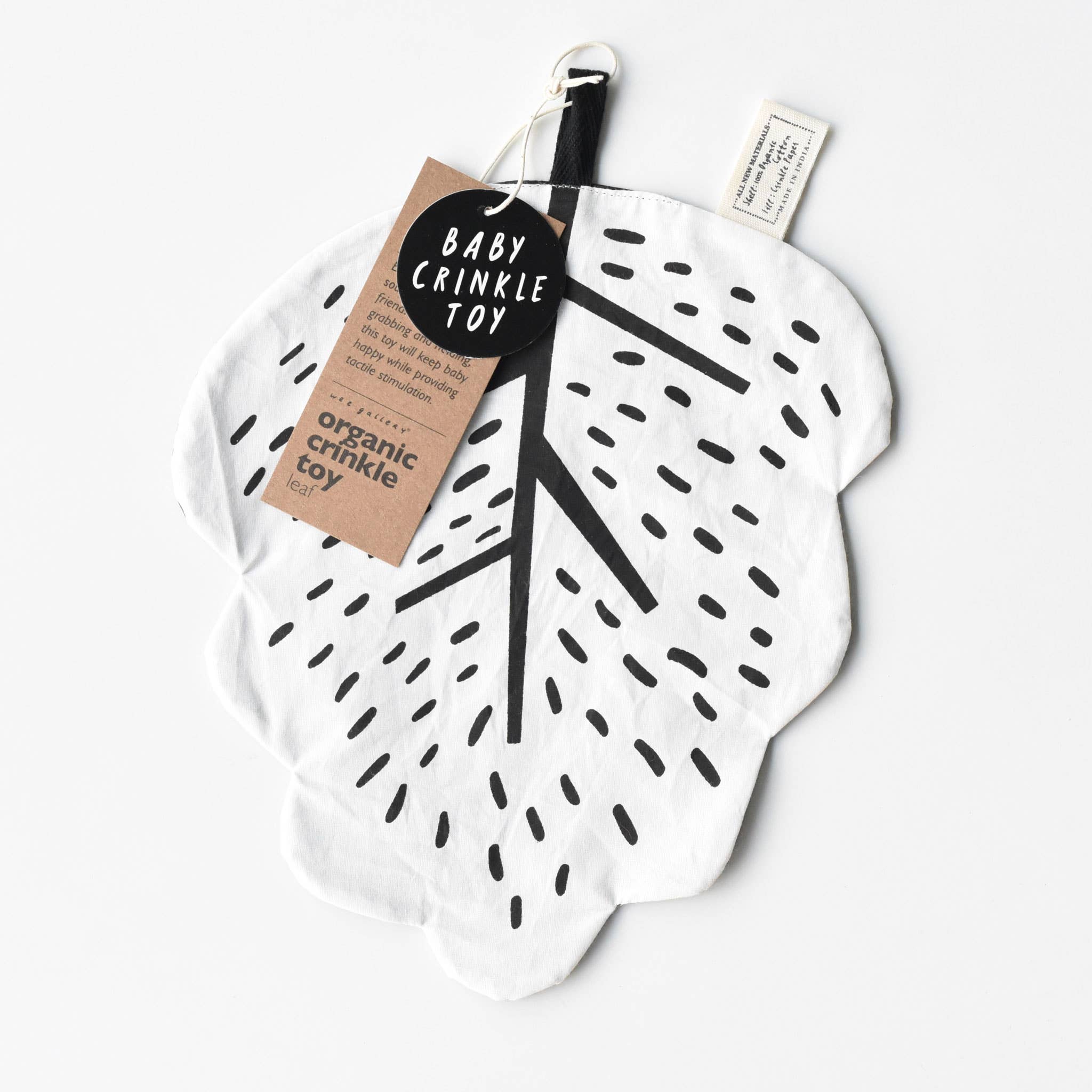 Wee Gallery Leaf Crinkle Toy