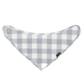Belan J Denim Plaid Bandana Bib