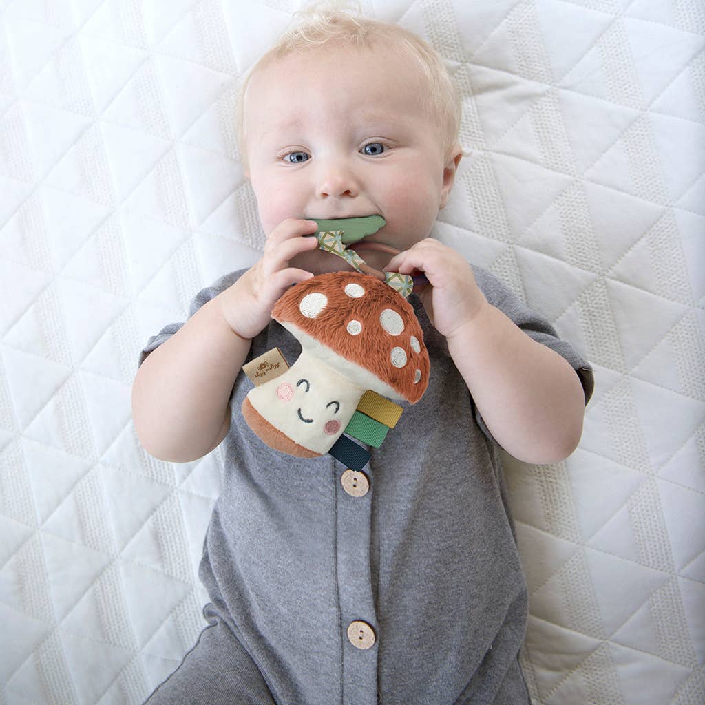 Itzy Ritzy Itzy Pal Cow Plush + Teether