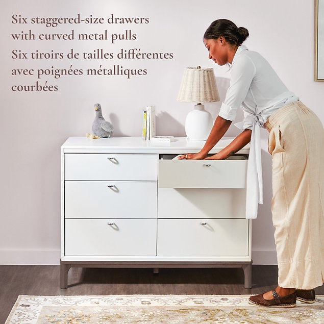 Little Seeds Laurel Nursery Dresser Black - Online Exclusive