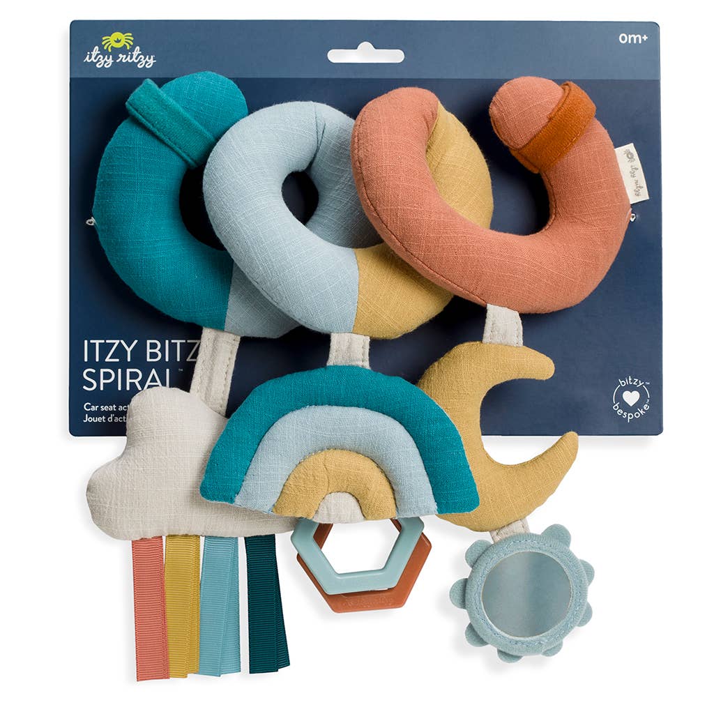 Itzy Ritzy Pastel Itzy Bitzy Spiral Car Seat Activity Toy