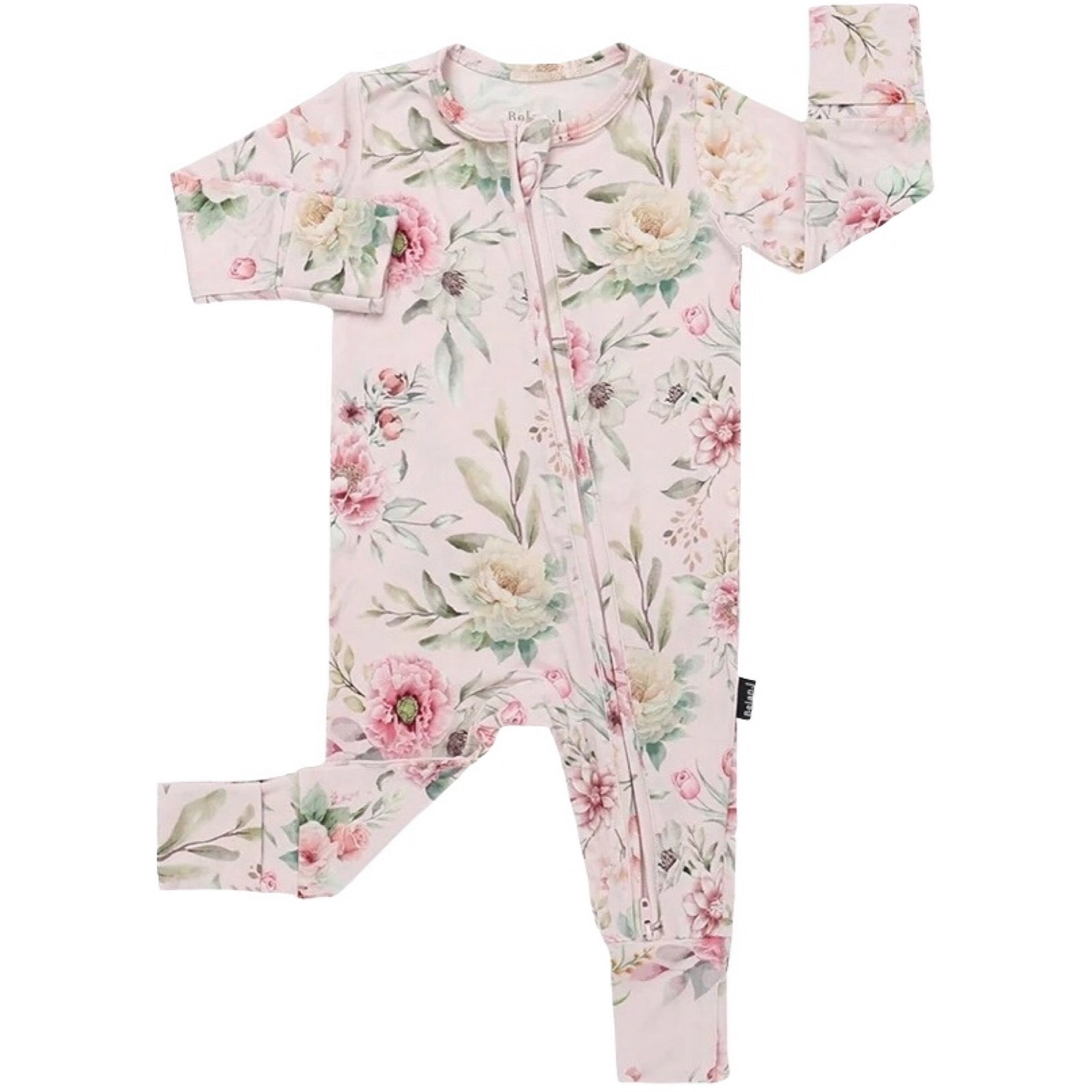 Belan J Floral Bliss Sleeper with Fold Over Cuff