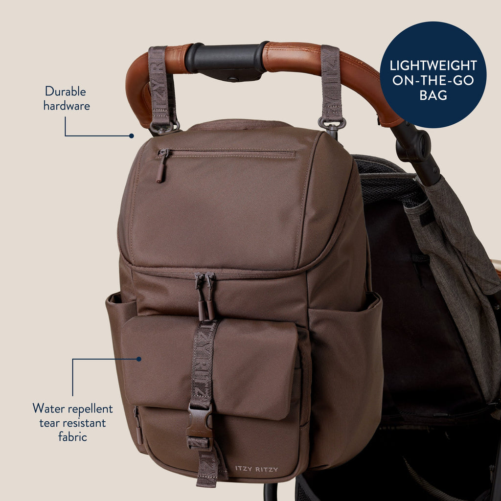 Itzy Ritzy Belong Bucket Backpack Mocha - Online Exclusive