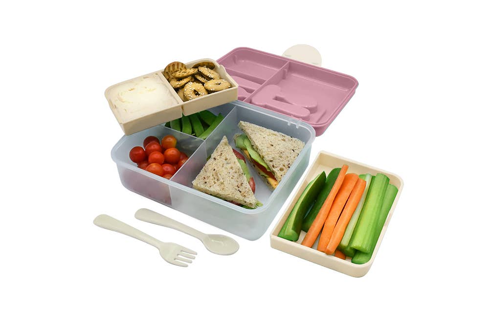 melii 2 Tier Pink Bento Box