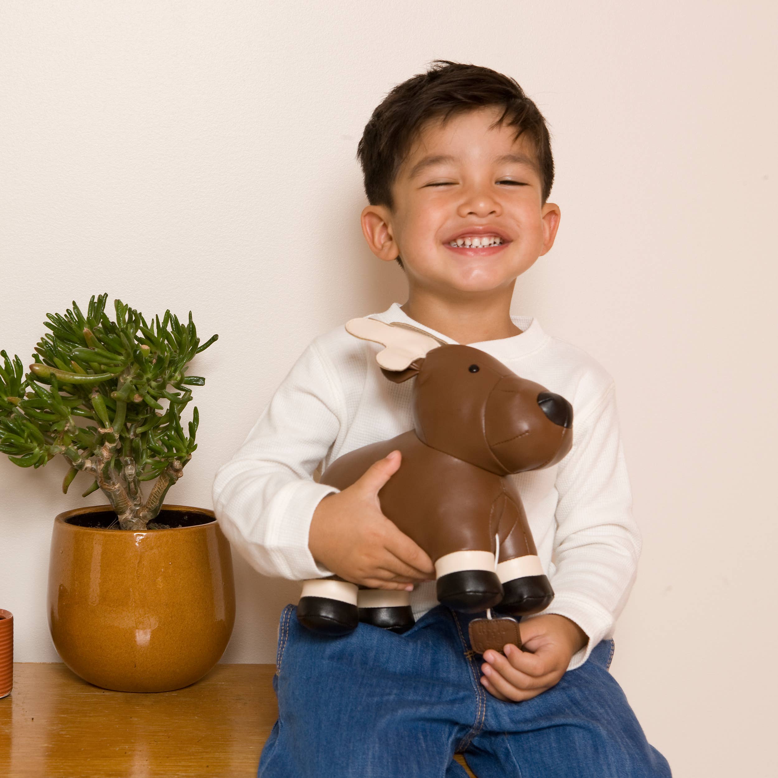 Little Big Friends Musical Animals Moose Sensory Plush Toy