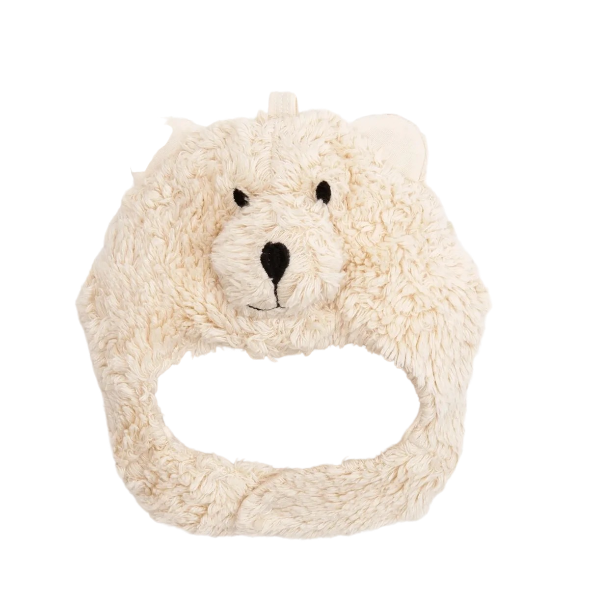 Under the Nile Organic Faux Fur Sherpa Bear Hat with chin strap