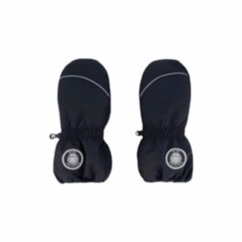 Deux Par Deux Winter Mittens Black
