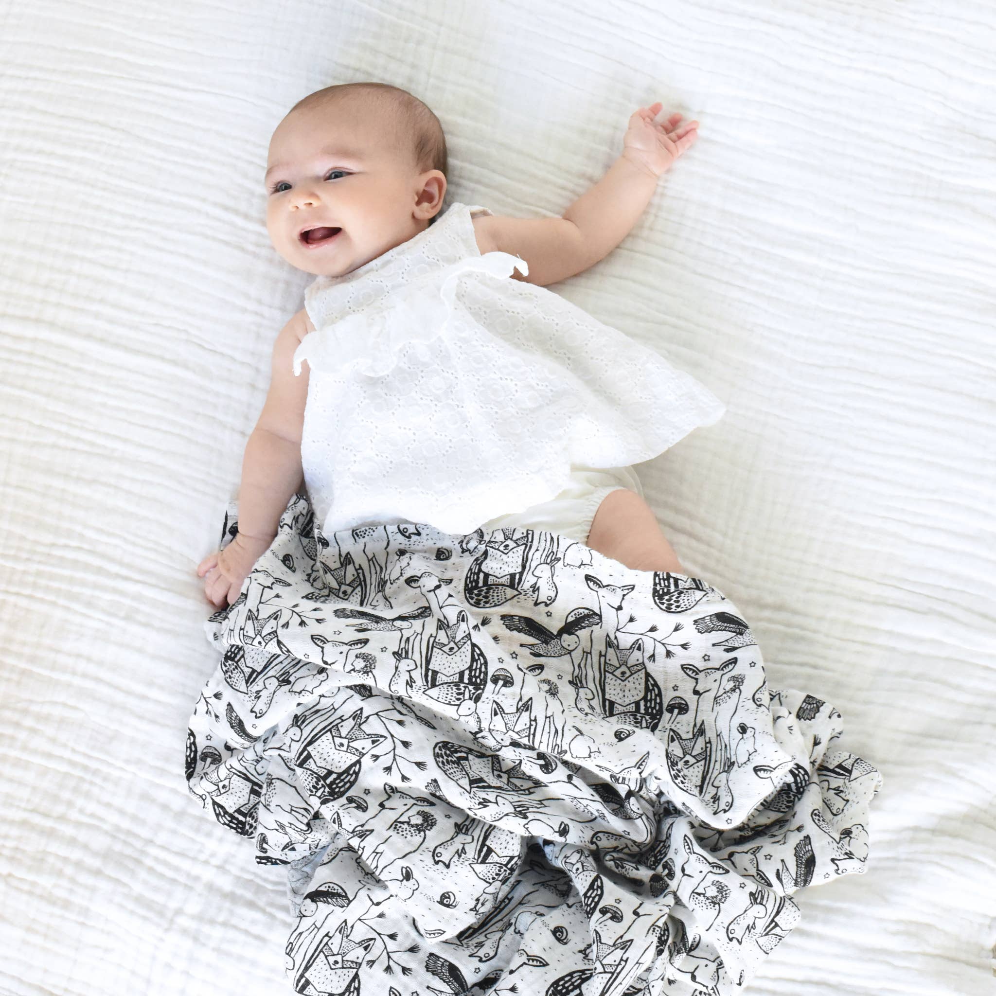 Wee Gallery Forest Organic Muslin Swaddle