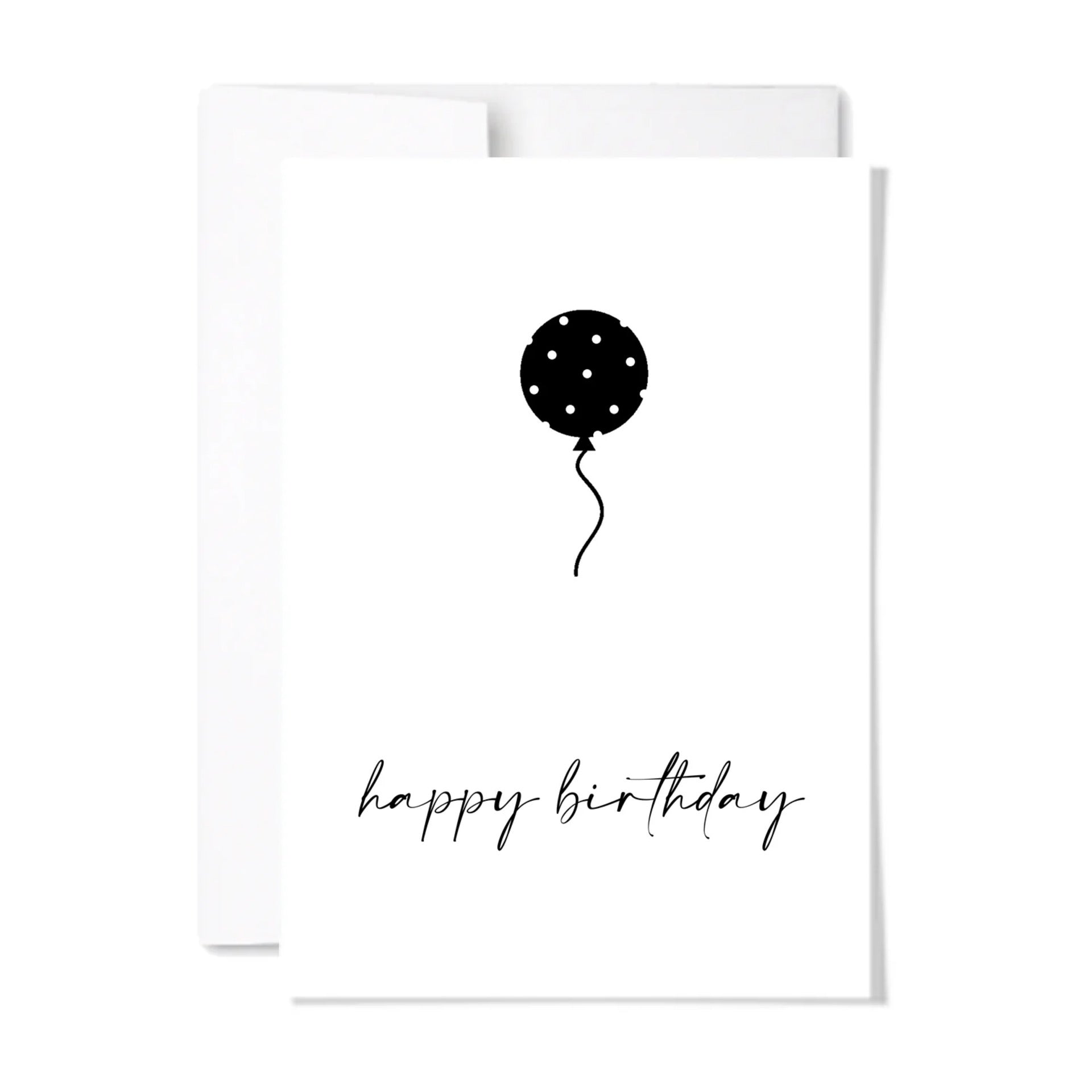 Paperscript Birthday Balloon Card