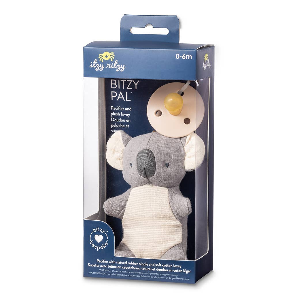 Itzy Ritzy Bitzy Pal Bunny Natural Rubber Pacifier & Plush