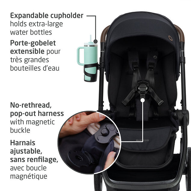 Maxi Cosi Oxford & Mico Luxe+ Travel System - Online Exclusive
