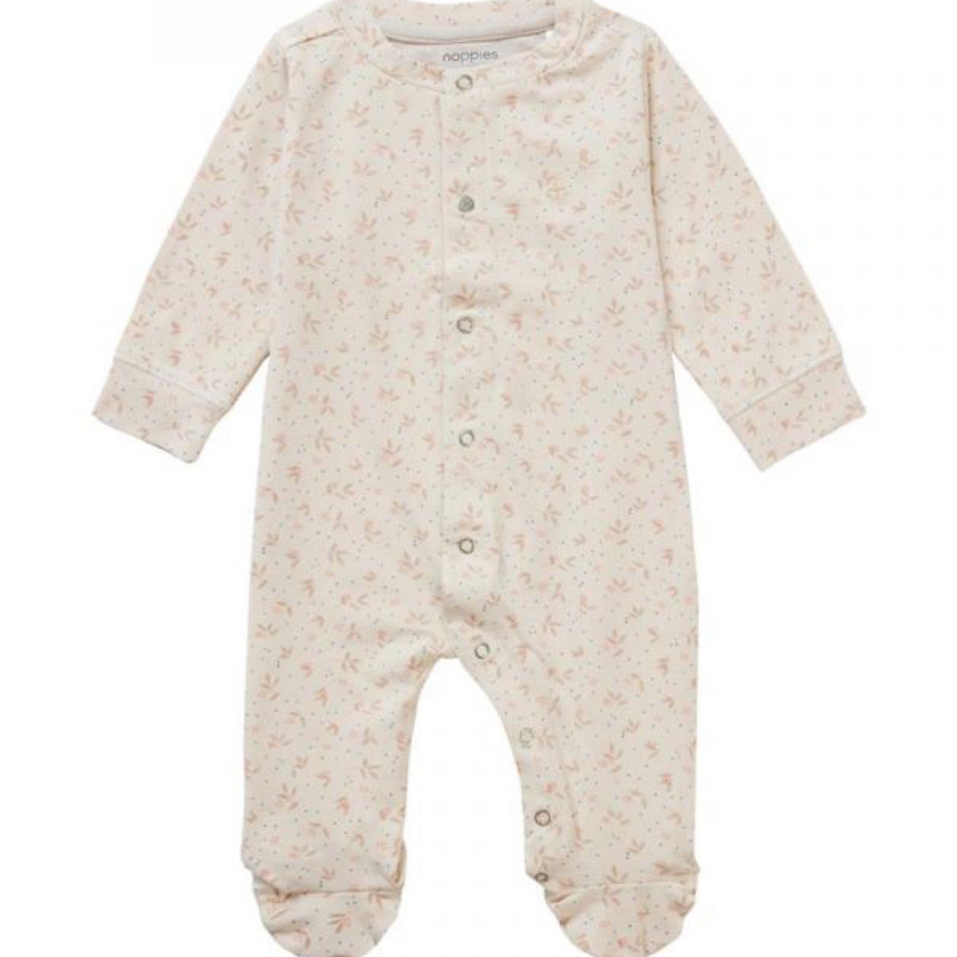 Noppies Taupe Playsuit Bement Long Sleeve
