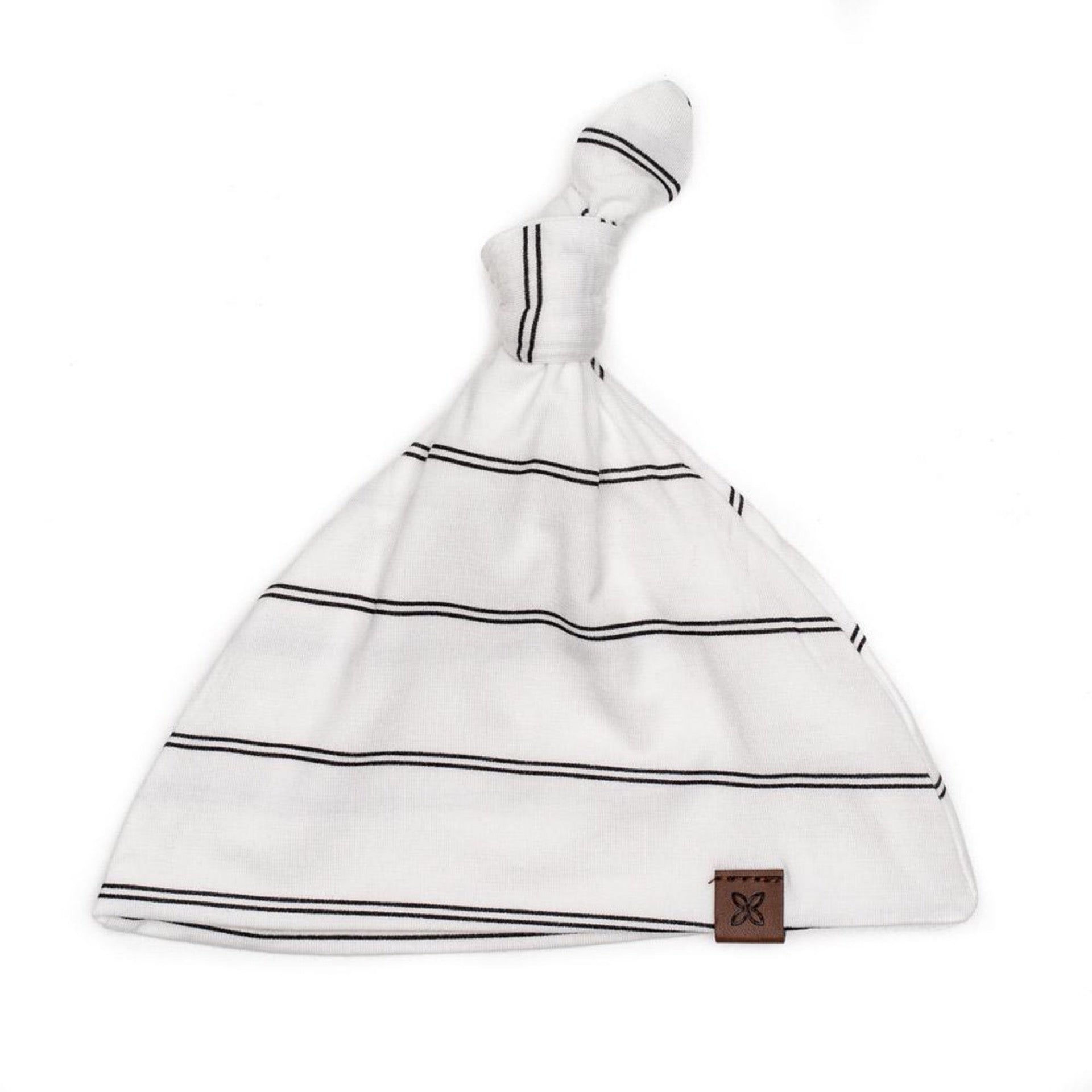 Papillon Bebe Onyx Stripe Knotted Hat