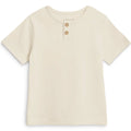Colored Organics Natural Reef Henley Crew Neck Tee