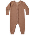 Quincy Mae Cinnamon Chunky Knit Jumpsuit