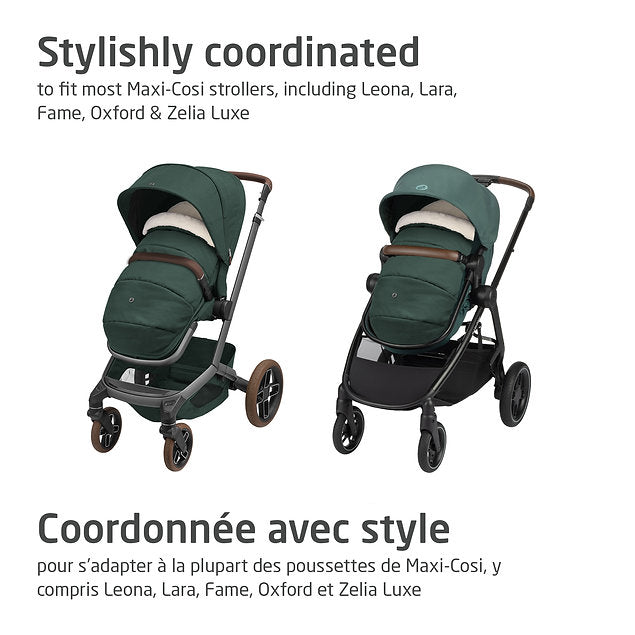 Maxi Cosi 2-In-1 Footmuff Twillic Green - Online Exclusive