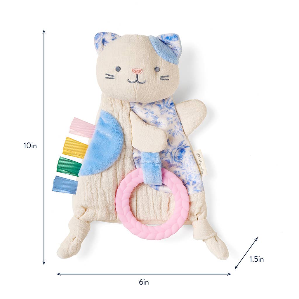 Itzy Ritzy Bitzy Crinkle Fox Sensory Toy With Teether
