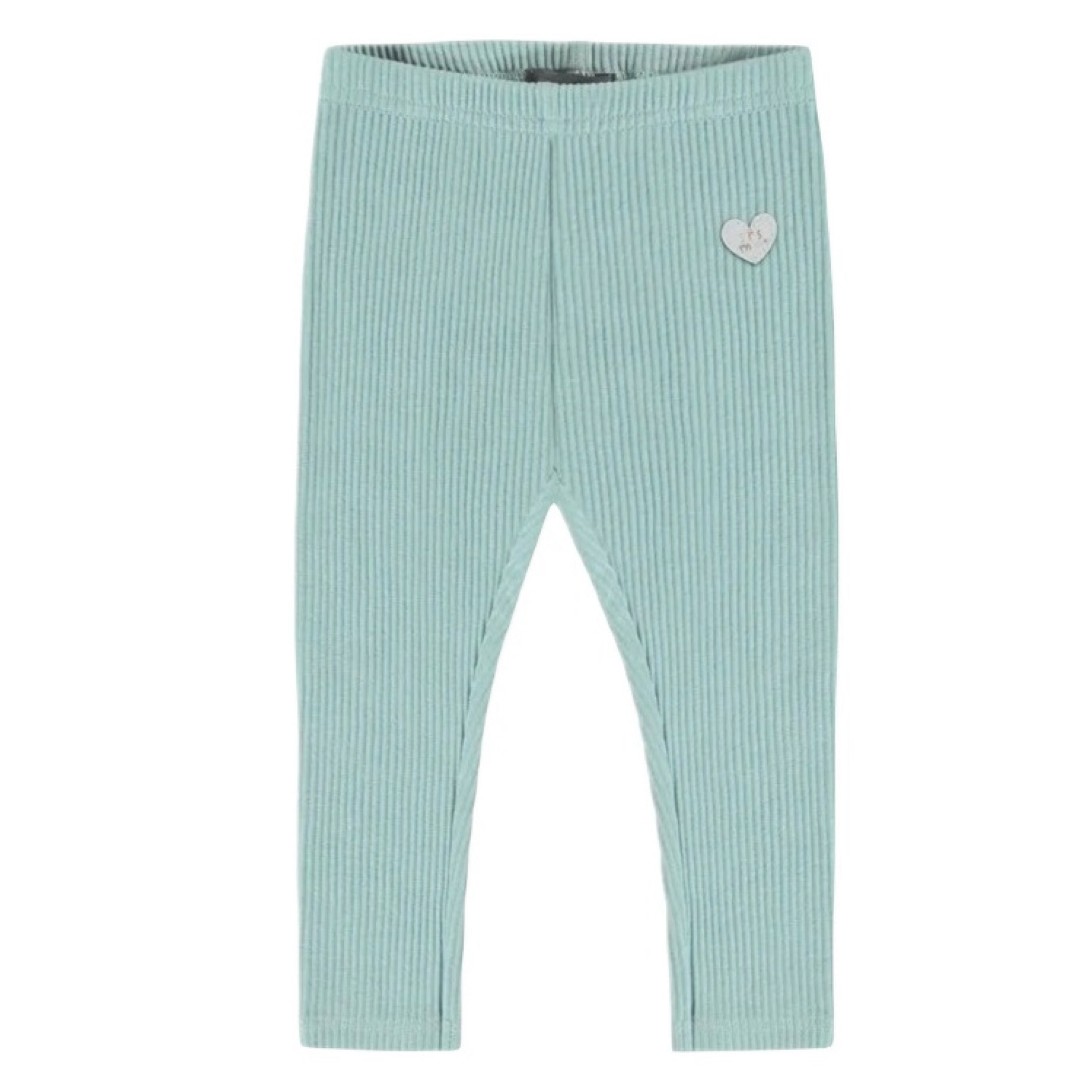 Souris Mini Ash Blue Leggings in Irregular Rib
