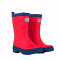 Hatley Red & Navy Matte Rain Boots