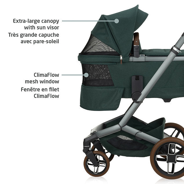 Maxi Cosi Fame Carry Cot Twillic Green - Online Exclusive