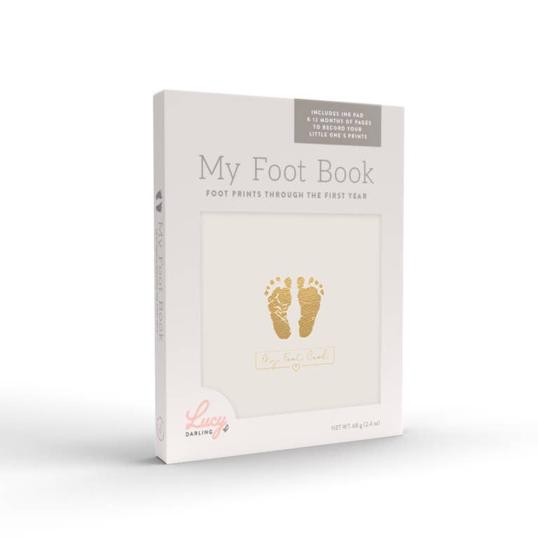 Lucy Darling My Foot Book Footprints through the first year