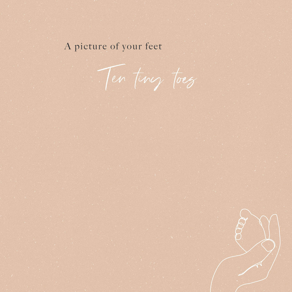 Lucy Darling My Foot Book Footprints through the first year