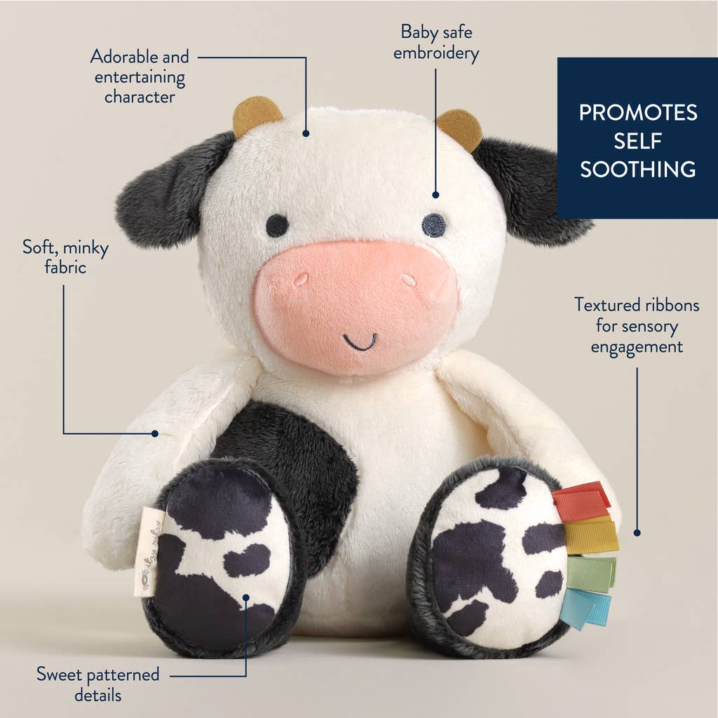Itzy Ritzy Sweetie Snuggles Highland Cow Plush