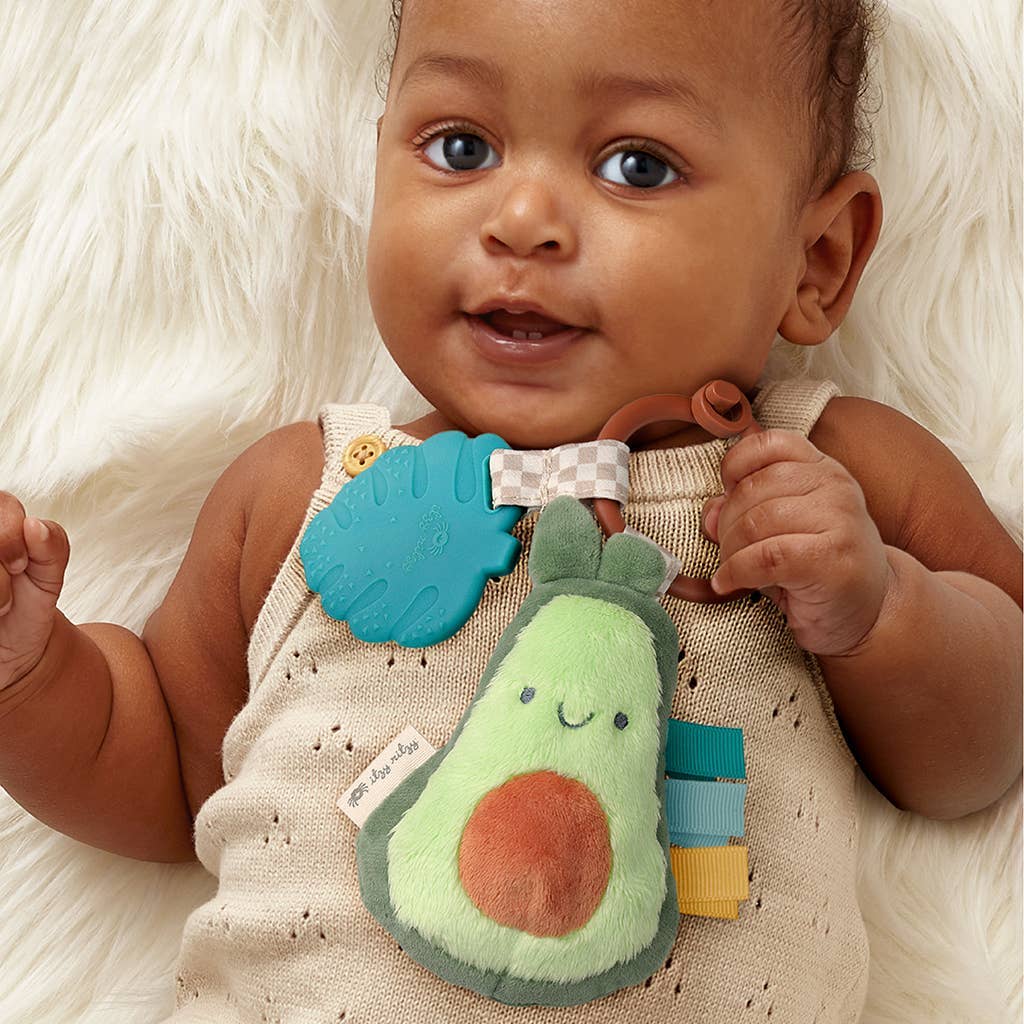 Itzy Ritzy Itzy Pal Cow Plush + Teether