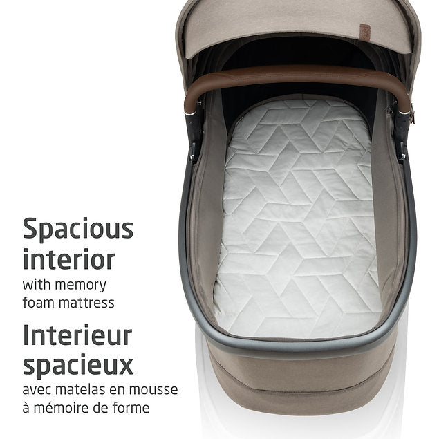 Maxi Cosi Fame Carry Cot Twillic Truffle - Online Exclusive