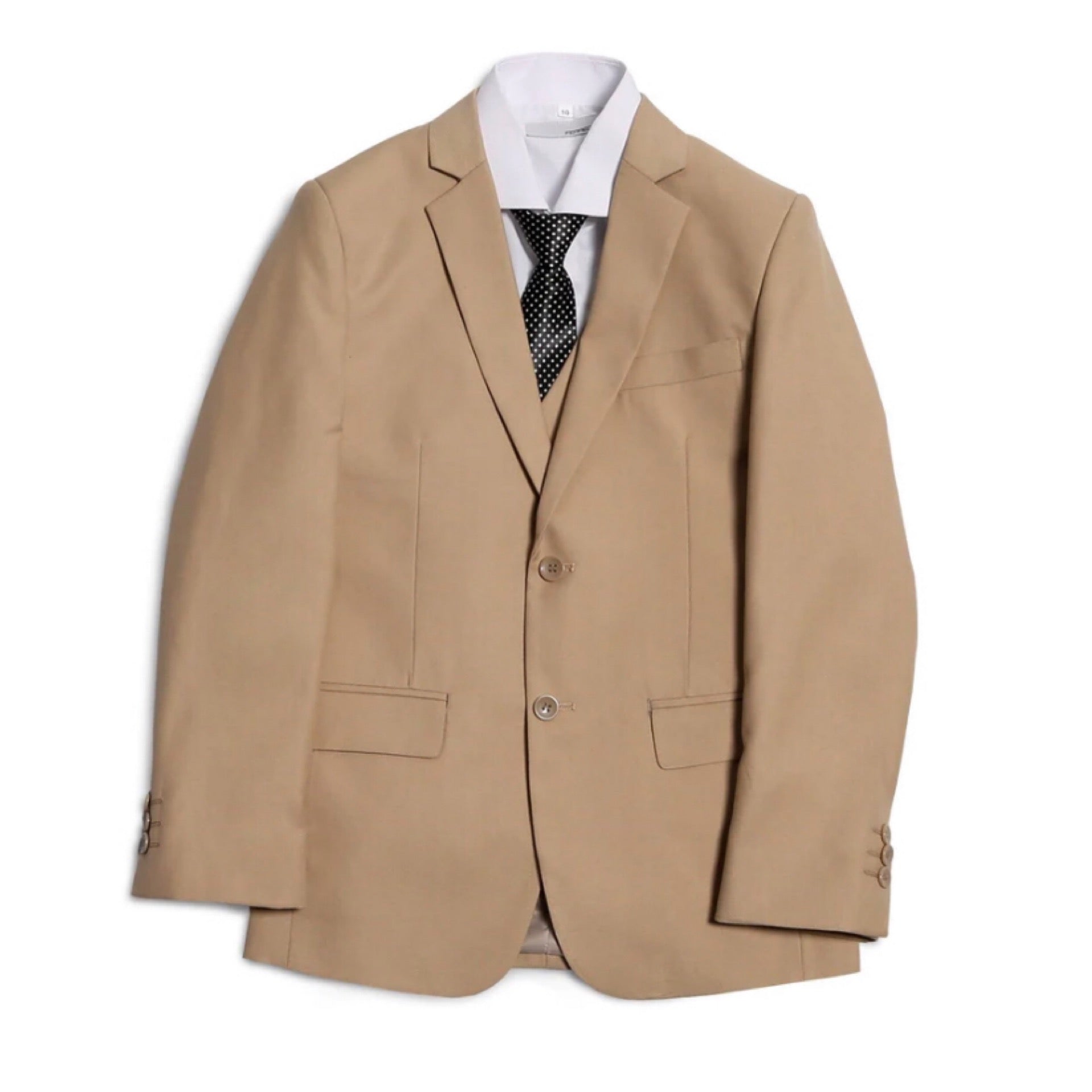Ferrecci Boys JAX JR 5 Piece Suit Set - Tan