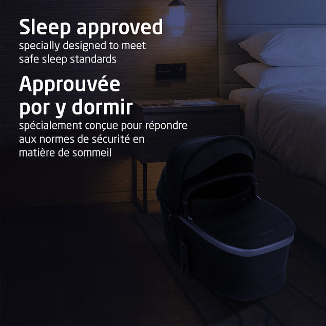 Maxi Cosi Fame Carry Cot Twillic Black - Online Exclusive